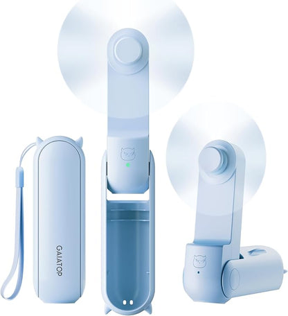 Gaiatop Portable Handheld Fan, 3 in 1 Mini Fan Handheld, Foldable Personal Fans by GAIATOP