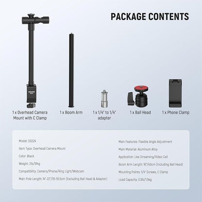 NEEWER Overhead Camera Desk Mount - Image 8