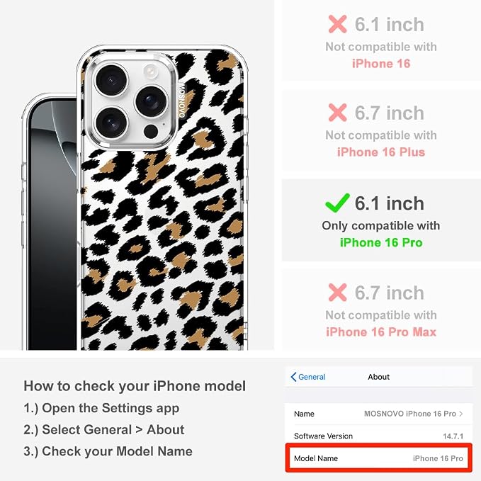 MOSNOVO Case for iPhone 16 Pro - Image 2