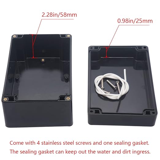Junction Box IP65 Waterproof ABS Plastic Electrical Project Case Power Junction - Image 4