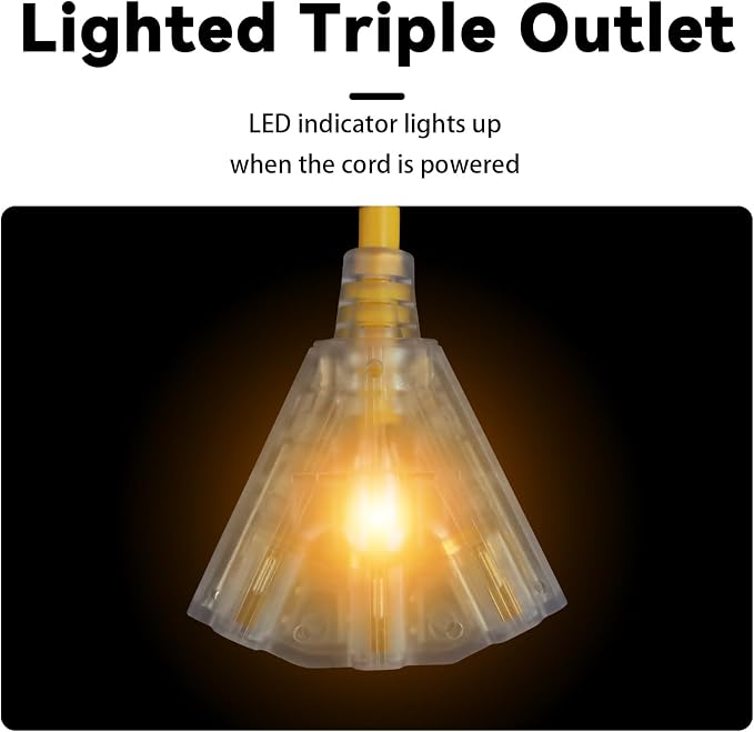 EP 3 Ft Lighted GFCI Extension Cord - Image 4