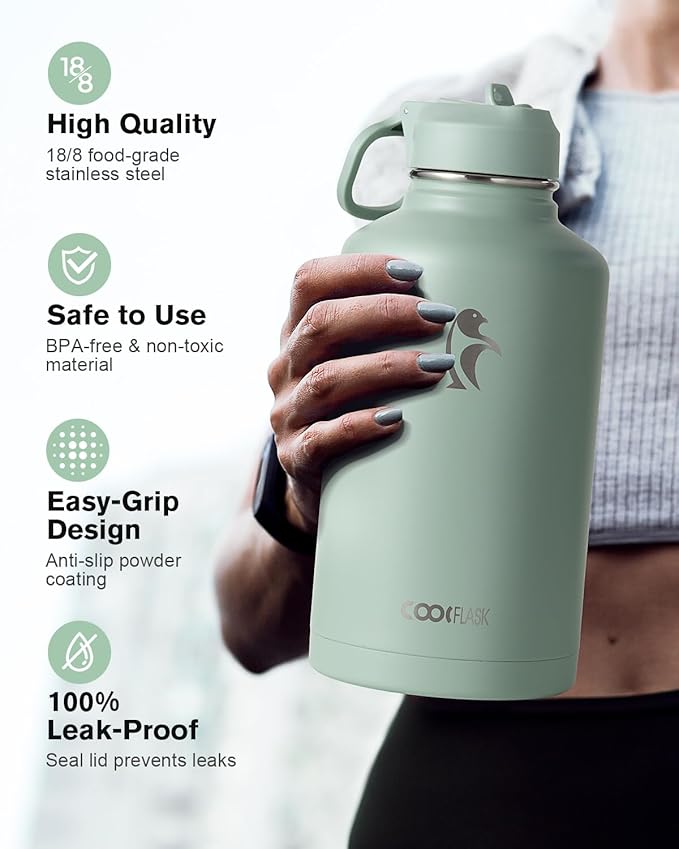 Coolflask Half Gallon Water Bottle Insulated - Image 3