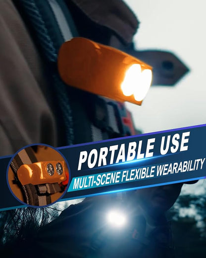 Headlamp Rechargeable 2PCS, 4500L Super Bright Light Bright LED Rechargeable - Image 4