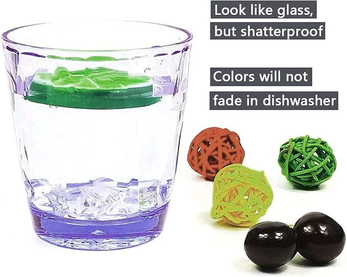 10 Oz Unbreakable Tritan Drinking Glasses Shatterproof Acrylic Glasses - Image 8