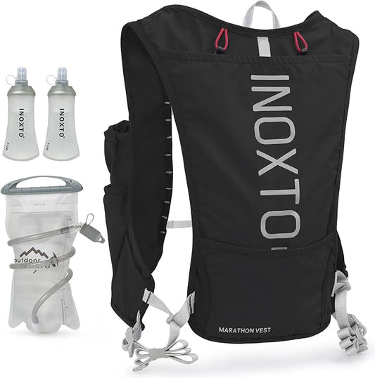 INOXTO Running Hydration Vest Backpack, Lightweight Insulated Pack by INOXTO