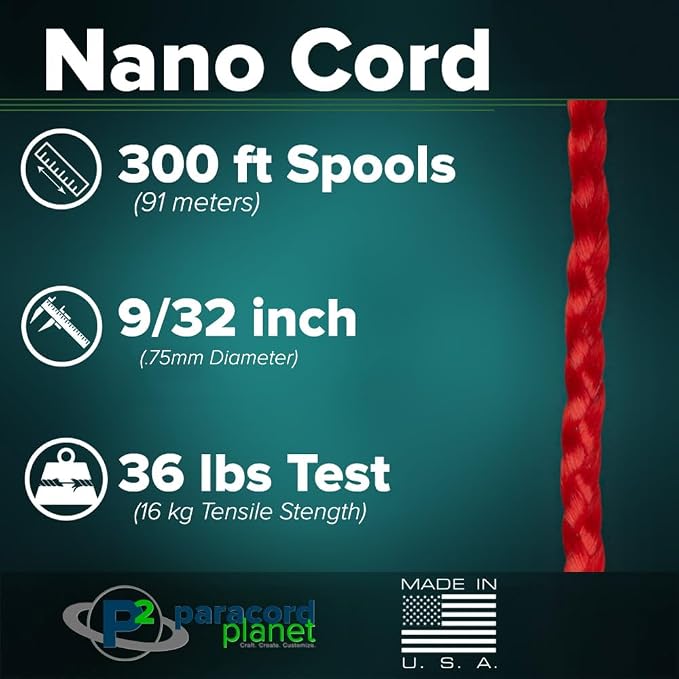 Paracord Planet Nano Cord –Lightweight Nylon Nano Paracord – Great - Image 3