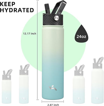 Konokyo Insulated Water Bottle 24oz Stainless Steel Sport Bottles - Image 5