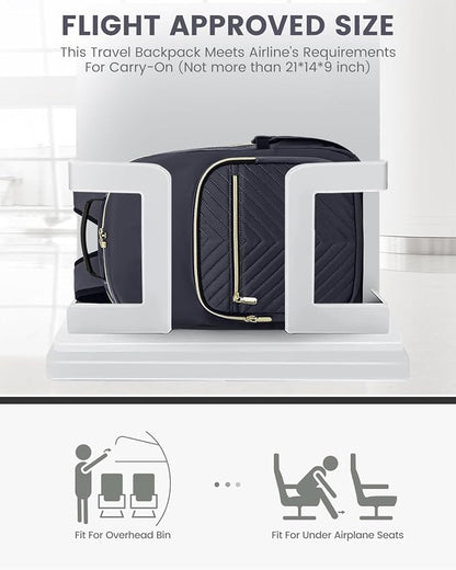 LOVEVOOK Laptop Backpack Purse for Women, Work Travel Computer Bags, College - Image 8