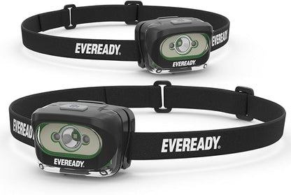 Rechargeable LED Headlamps by Eveready, IPX4 Water Resistant Head Lights by Eveready