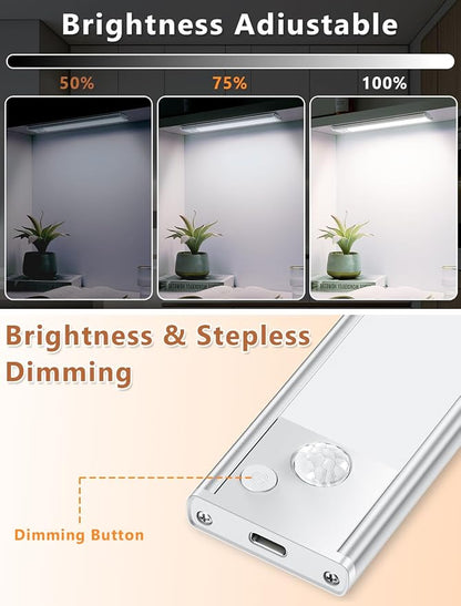 Under Cabinet Motion Sensor Lighting: 8 Inch Dimmable Rechargeable Lights Indoor - Image 8