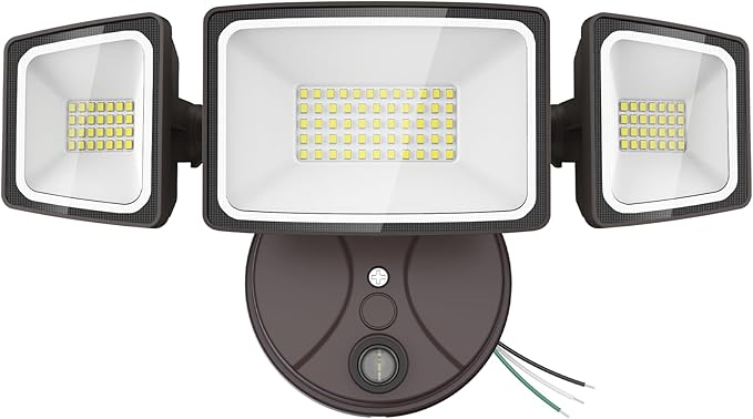 Onforu 70W LED Dusk to Dawn Flood Lights, 7000LM Brown Exterior Security by Onforu