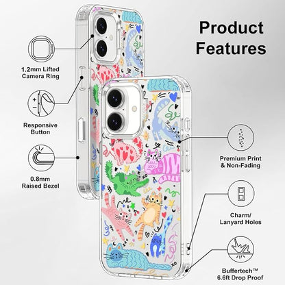MOSNOVO for iPhone 17 Case, Shockproof Military-Grade Protection 6.6ft Drop - Image 7