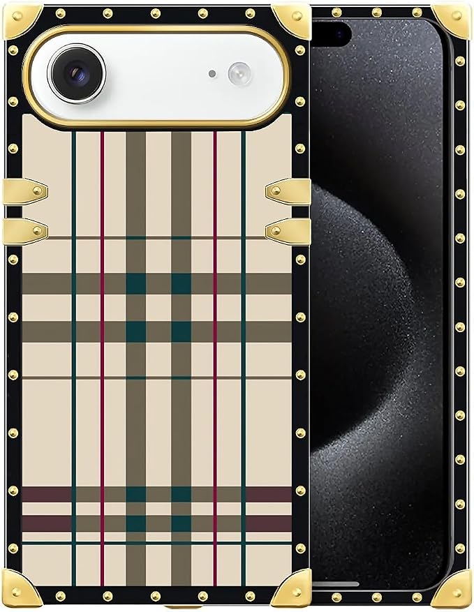 for iPhone 17 Air Case Luxury Golden Decoration by Unknown