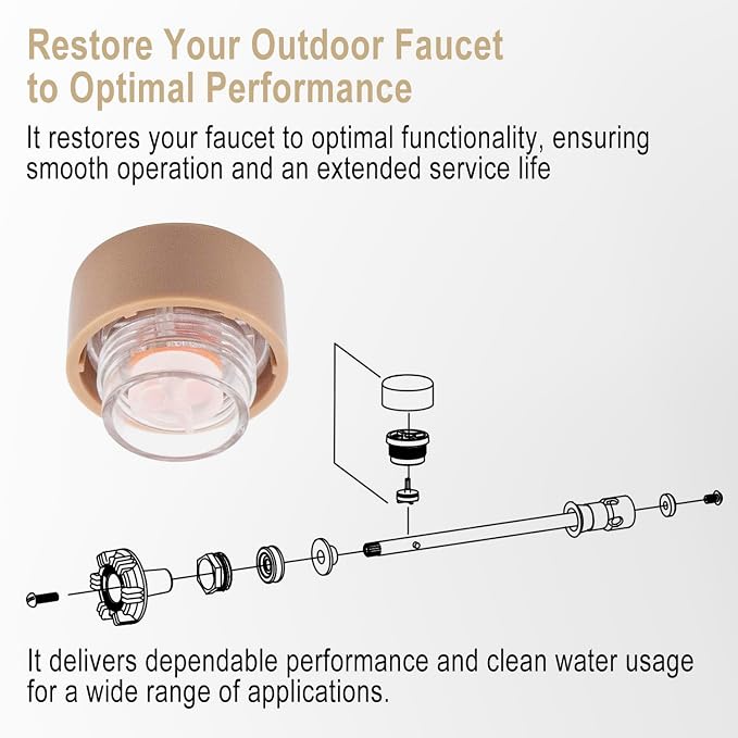 RK-17VB Vacuum Breaker Float Kit, Anti-Siphon Wall Faucet Repair Kit, Anti - Image 5