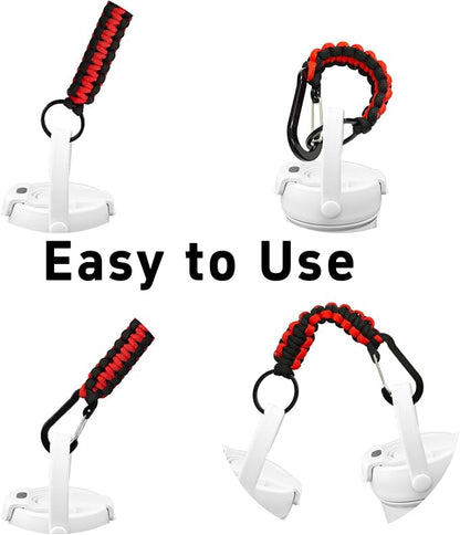 3PCS Paracord Keychain with Carabiner Clip, Braided Rope Key Chain Lanyard - Image 6