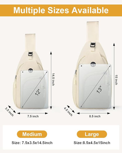 Pritent Crossbody Bags for Women Man Waterproof Sling Bag Backpack Trendy - Image 2