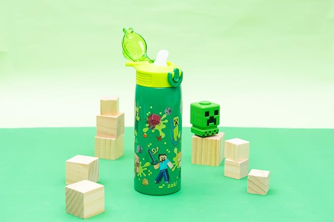 Zak Designs Minecraft Sage Kids Water Bottle - Image 11