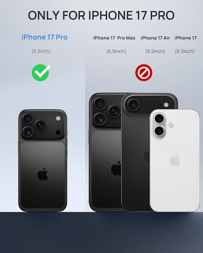 Lanhiem Magnetic for iPhone 17 Pro Case, IP68 Waterproof Dustproof, Built-in - Image 5