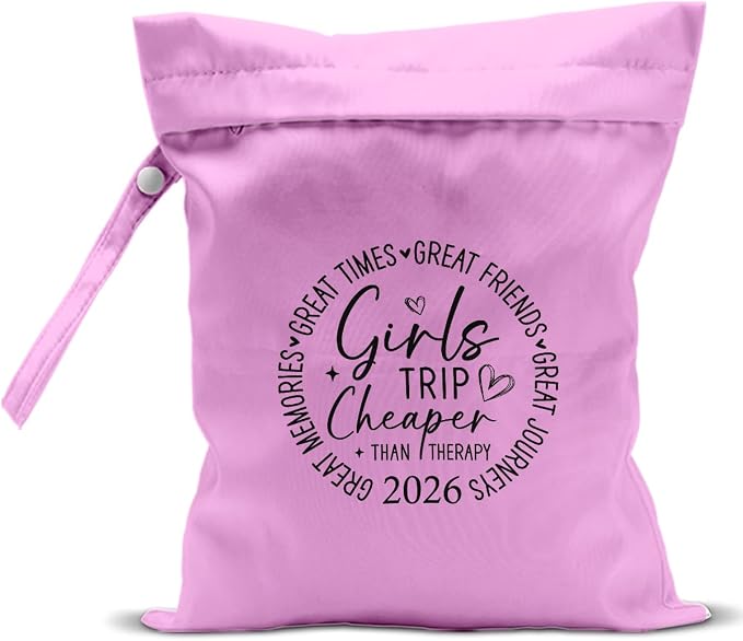 Girls Trip Gifts Wet Dry Bag, Beach Bag Wet Bag Favors, by zcyxuuw
