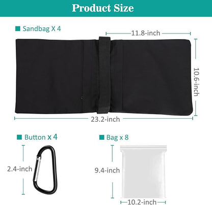 Aimosen 4 Packs Sandbags Weight Bags - Image 5