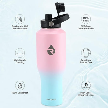 RAYMYLO 40 oz Insulated Water Bottle - Image 5