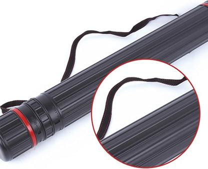 DEWEL 2Pcs Poster Tube Extends from 30" to 51", Telescoping Plastic Art Tube - Image 8