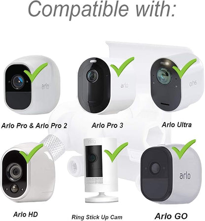 HOLACA Vinyl Siding Clips for Arlo, Stick Up Cam Roelink ZUMIMALL Eufy Security - Image 5