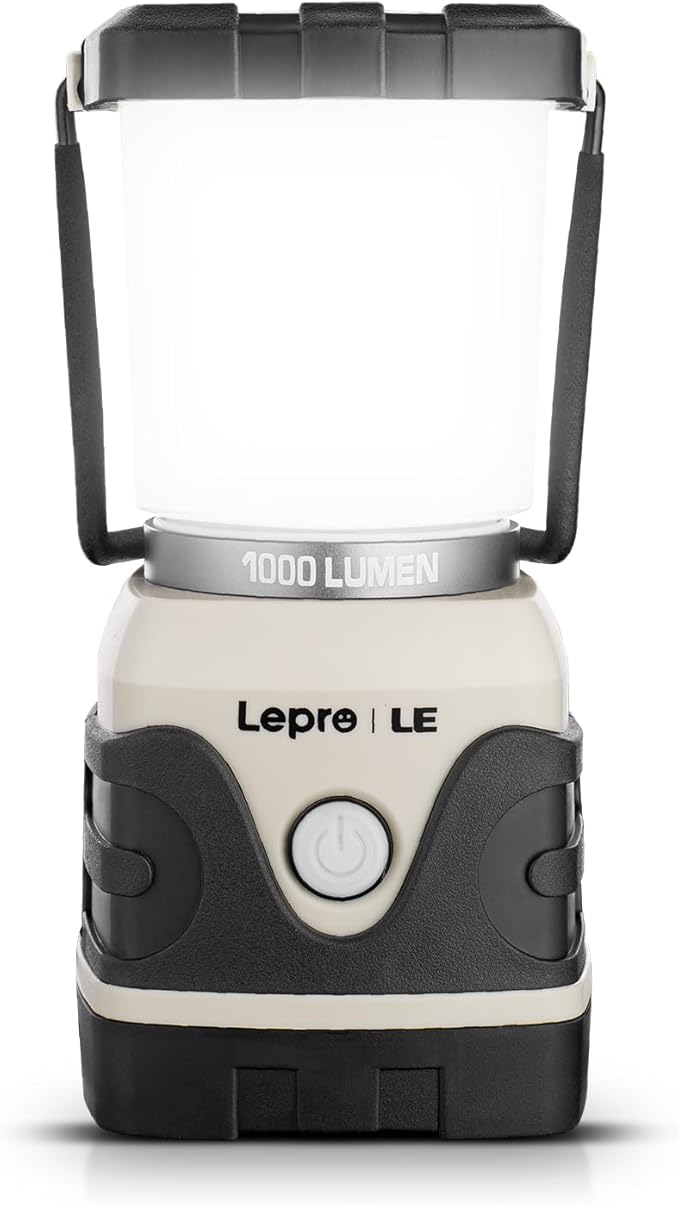 Lepro 1000LM Battery Powered LED Camping Lantern, Camping Essentials, by Lepro