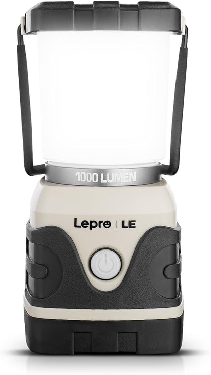 Lepro 1000LM Battery Powered LED Camping Lantern, Camping Essentials, by Lepro