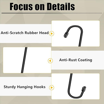 Dpyrrhic 8 Pack 12 Inch Large S Hooks - Image 5