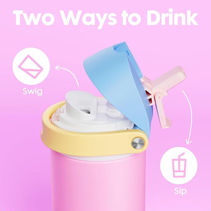 18 oz Insulated Water Bottle for Kids: Meoky Metal Water Bottle - Image 4