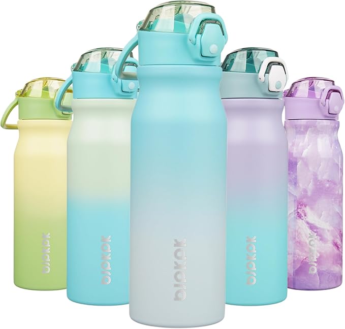 BJPKPK Insulated Water Bottle 25oz Stainless Steel Water Bottles by BJPKPK