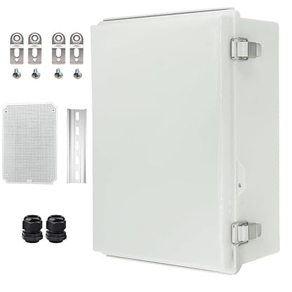 Waterproof Electrical Box with Mounting Plate, IP67 Junction Box Stainless by YETLEBOX