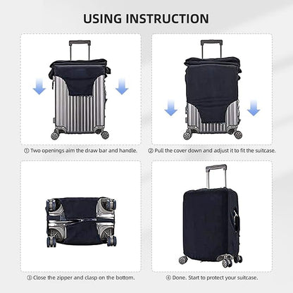 USA Landmarks Print Elastic Luggage Cover, Suitcase Protector - Image 7