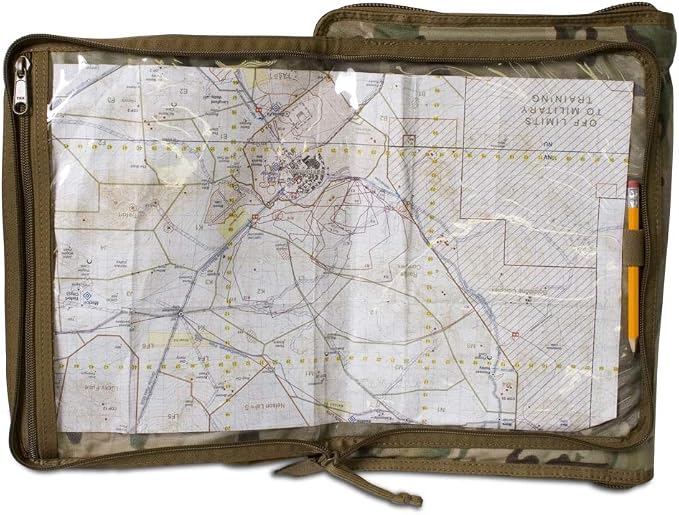 TACTICAL NOTEBOOK COVERS Tactical Admin Notebook Cover System | Zippered Map - Image 8