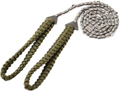 Pocket Chainsaw with Paracord Handle 24 Inches 11 Teeth Folding Chain Hand Saw - Image 5