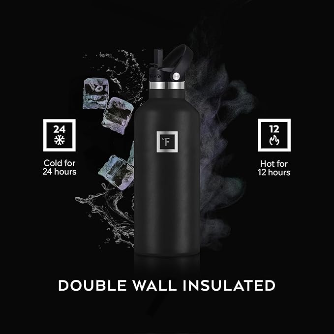 IRON °FLASK Camping & Hiking Hydration Flask - 24 oz Bubble Gum - Image 4