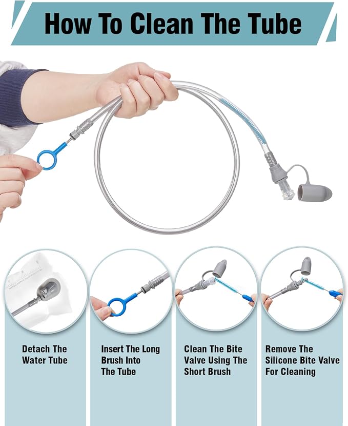 Zelvot 2L-3L Hydration Bladder Kit, 6 in 1 Water Bladder - Image 5