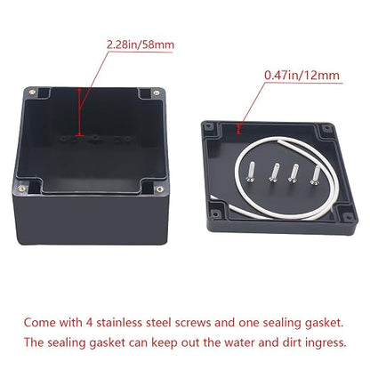 Junction Box IP65 Waterproof ABS Plastic Electrical Project Case Power Junction - Image 4
