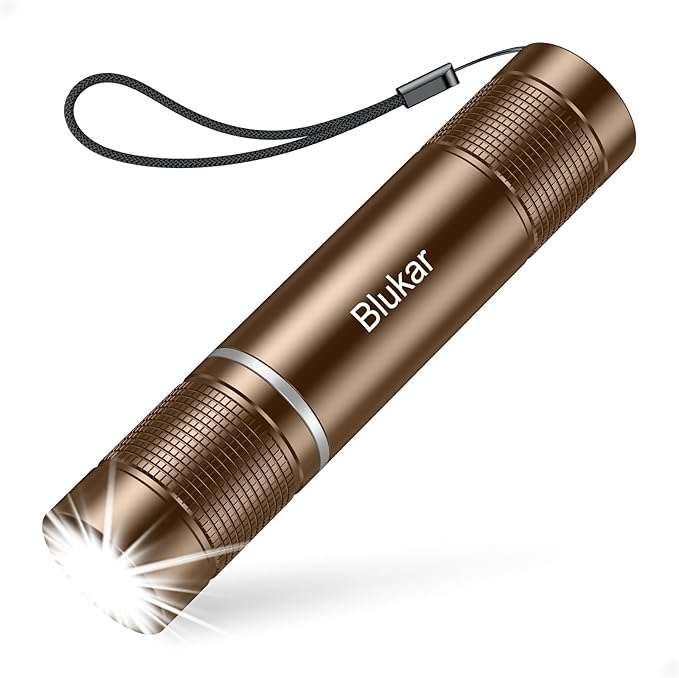 Blukar Flashlight Rechargeable, High Lumens Flashlight, Super Bright Small LED by Blukar