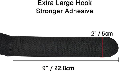 2 x 60 Inch Hook and Loop Cable Tie, 6 Pack Heavy Duty Adjustable Fastening - Image 5