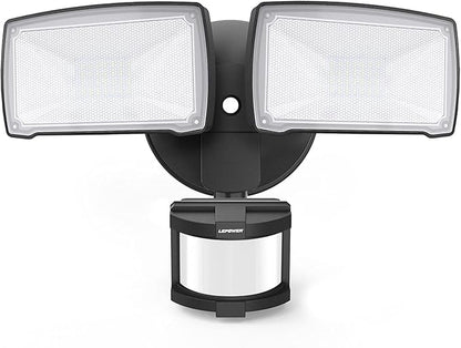 LEPOWER LED Security Lights Motion Sensor Light Outdoor, 30W 3200LM Motion by LEPOWER