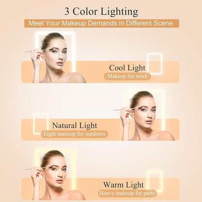 FUNTOUCH Rechargeable Travel Makeup Mirror - Image 4