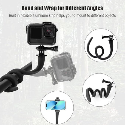 Taisioner Flex Mount Stroller Phone Holder Selfie Stick Gooseneck - Image 3