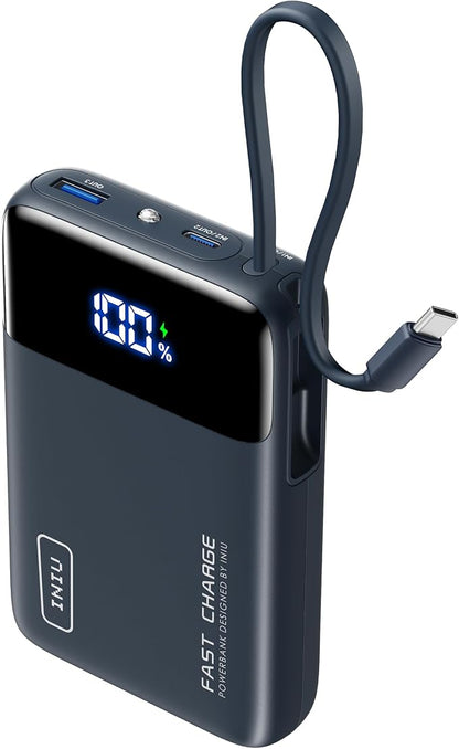 INIU 20000mAh Power Bank, Small Portable Charger, 45W PD Fast Charging Battery - Image 4