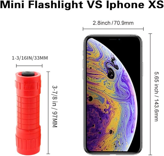 Whaply 30-Pack Small Mini Flashlight Set, 5 Colors, COB LED Handheld Flashlight - Image 6