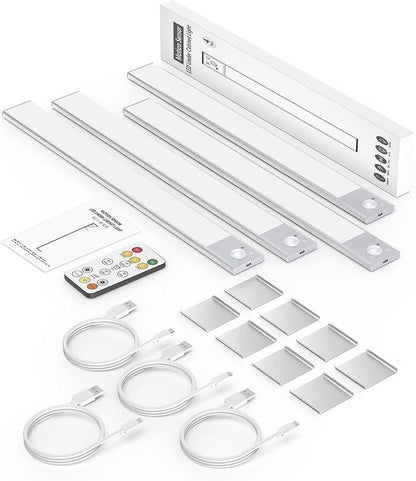 16" Ultra-Thin Under Cabinet Lighting Wireless, Aluminum Alloy Under Counter - Image 7