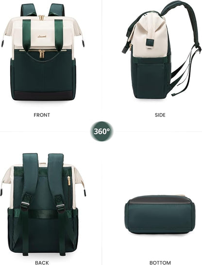 LOVEVOOK Laptop Backpack for Women, 15.6 Inch Work Laptop Bag - Image 9