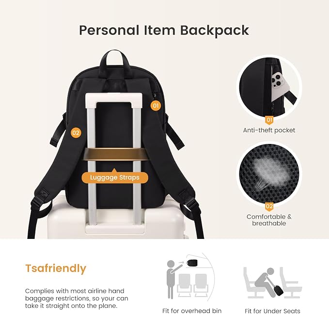 LOVEVOOK Everyday Backpack for Women, Chic Versatile Backpack - Image 5
