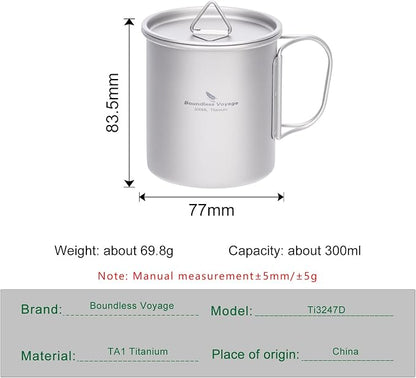 Boundless Voyage Titanium Camping Mug - Image 3